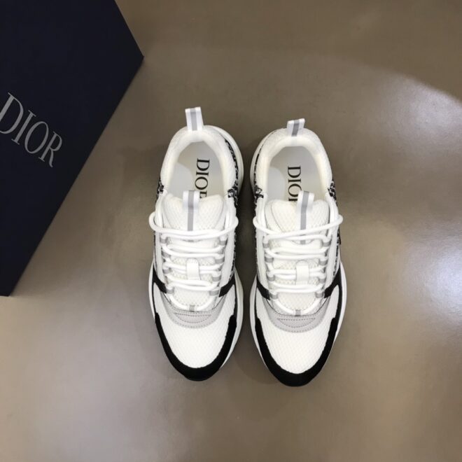 DIOR B22 Sneaker White Black Gray - Image 2