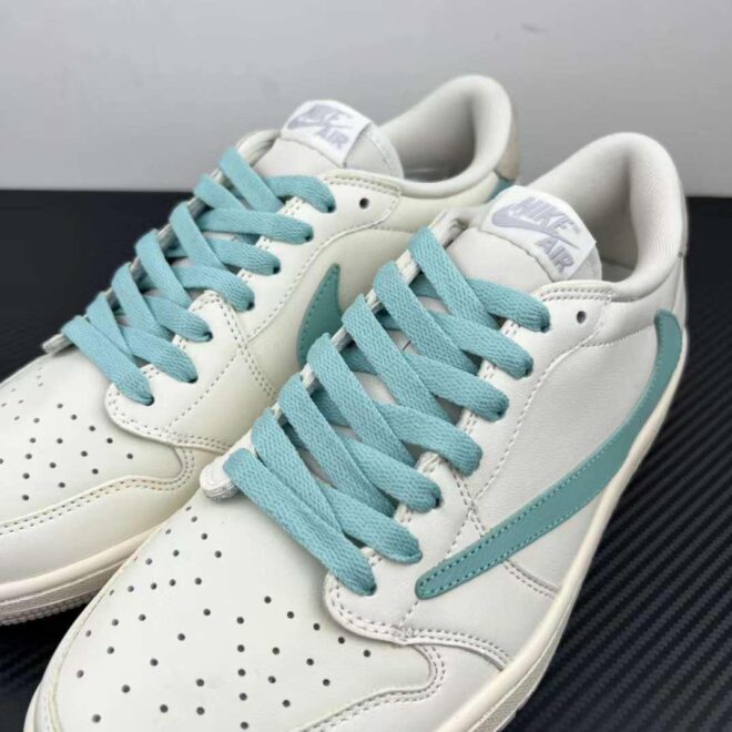 Travis Scott x Air Jordan 1 Low Cream Tiffany - Image 8