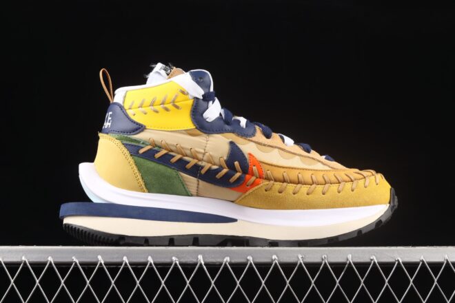 Nike Vaporwaffle, Sacai Jean Paul Gaultier Sesame Blue - Image 3