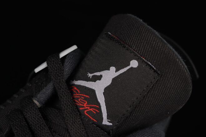 Air Jordan 4 Black Canvas - Image 10