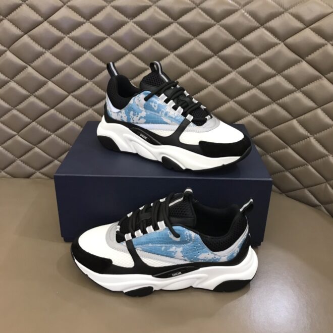 DIOR B22 Sneaker Blue Reflective - Image 5