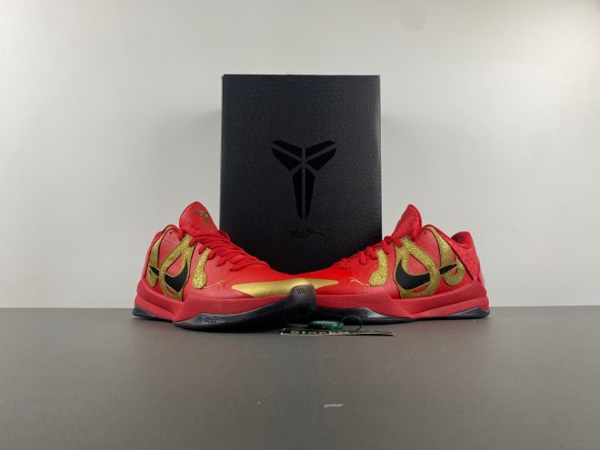 Nike Kobe 5 Protro Year of the Mamba University Red - Image 9