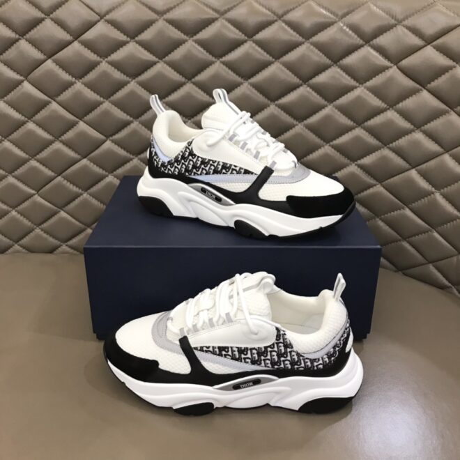 DIOR B22 Sneaker White Black Gray - Image 5