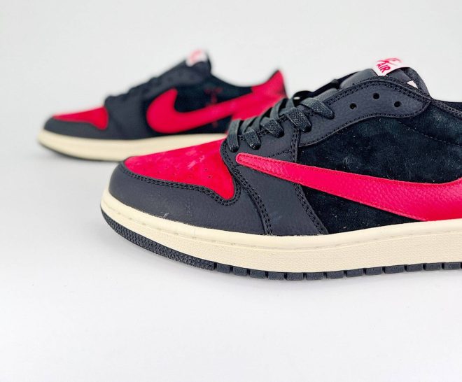 Travis Scott x Air Jordan 1 Retro Low Custom - Image 6