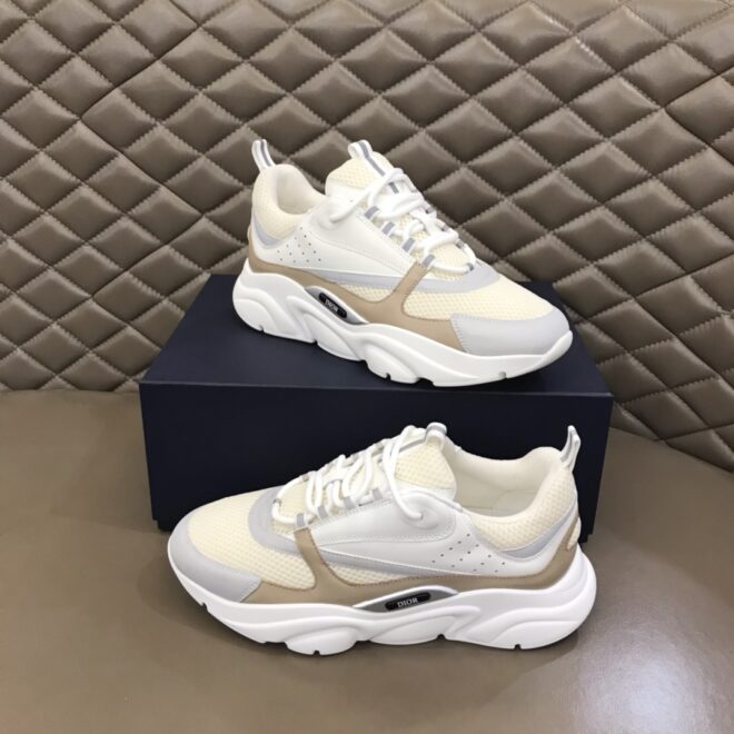 DIOR B22 Sneaker Cream Beige White - Image 8