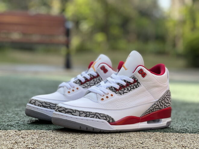 Air Jordan 3 Retro Cardinal Red - Image 7