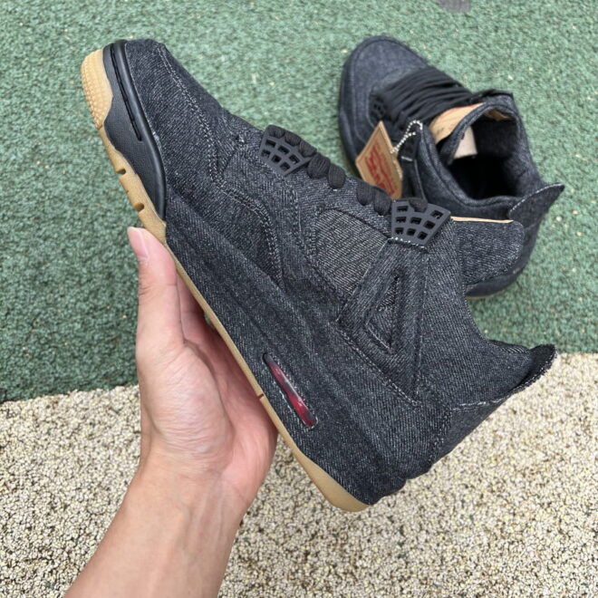 Jordan 4 Retro Levi's Black - Image 7