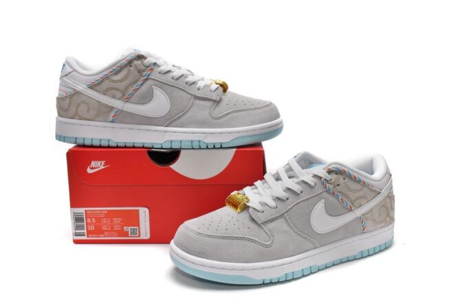 Nike Dunk Low SE Barber Shop Grey - Image 5