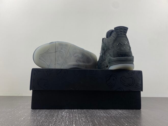 Jordan 4 Retro Kaws Black - Image 4