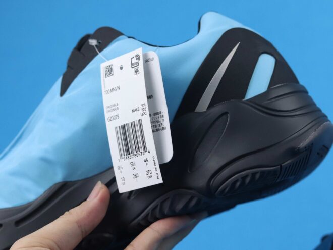 adidas Yeezy Boost 700 MNVN Bright Cyan - Image 4