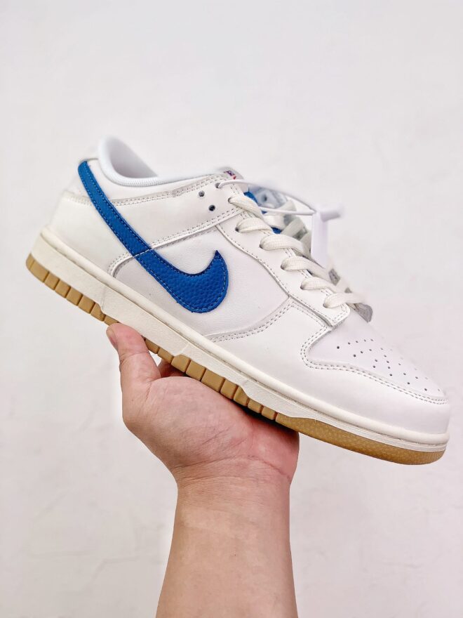 Nike Dunk Low SE Sail Dark Marina Blue - Image 5