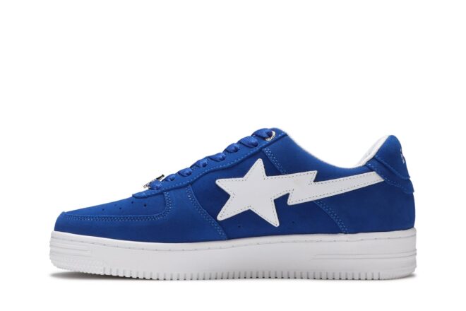 A Bathing Ape Bape Sta Low Blue Suede - Image 2