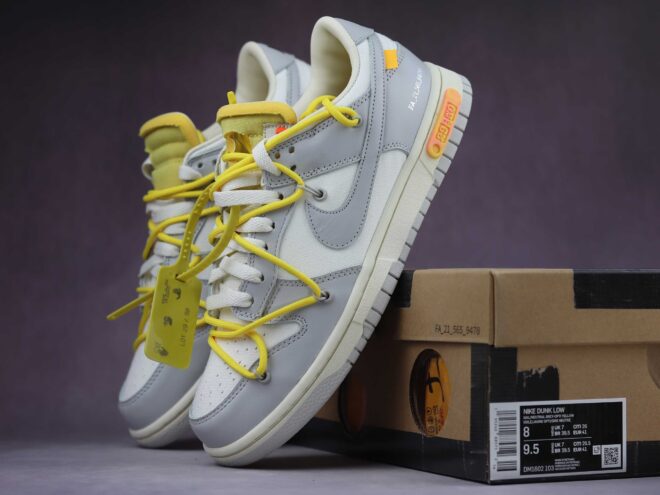 Off White Nike Dunk Low Lot 29 - Image 4