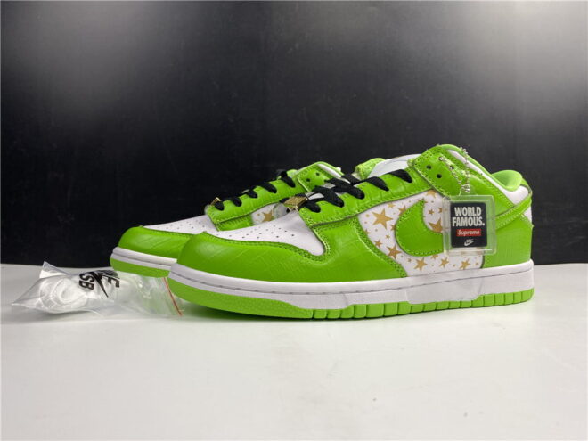 Supreme x Nike SB Dunk Low Mean Green - Image 9