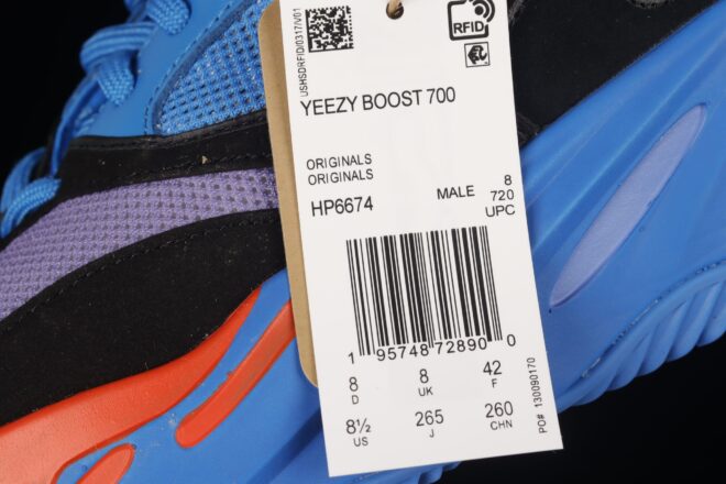 Ad Yeezy Boost 700, Hi-Res Blue - Image 9