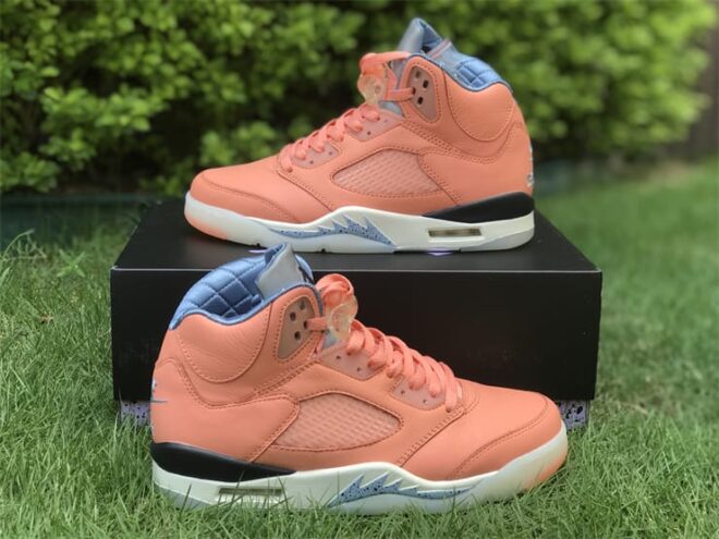 Replica DJ Khaled x Air Jordan 5 ‘Crimson Bliss’ - Image 7