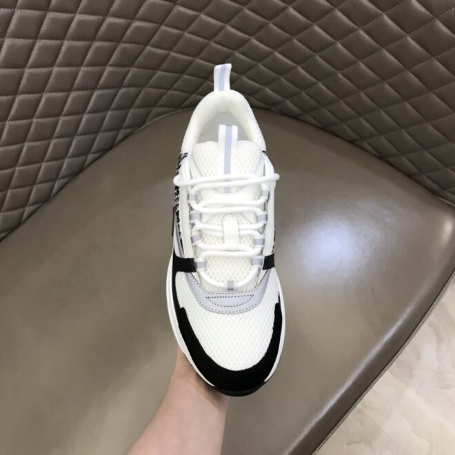 DIOR B22 Sneaker White Black Gray - Image 3