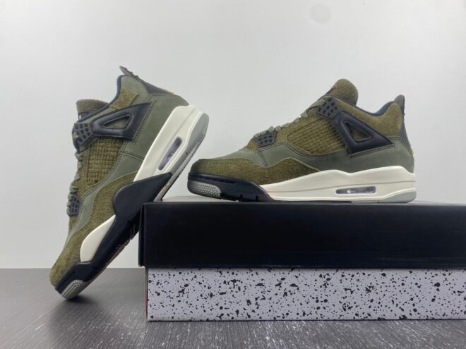 Air Jordan 4 Craft Medium Olive - Image 2