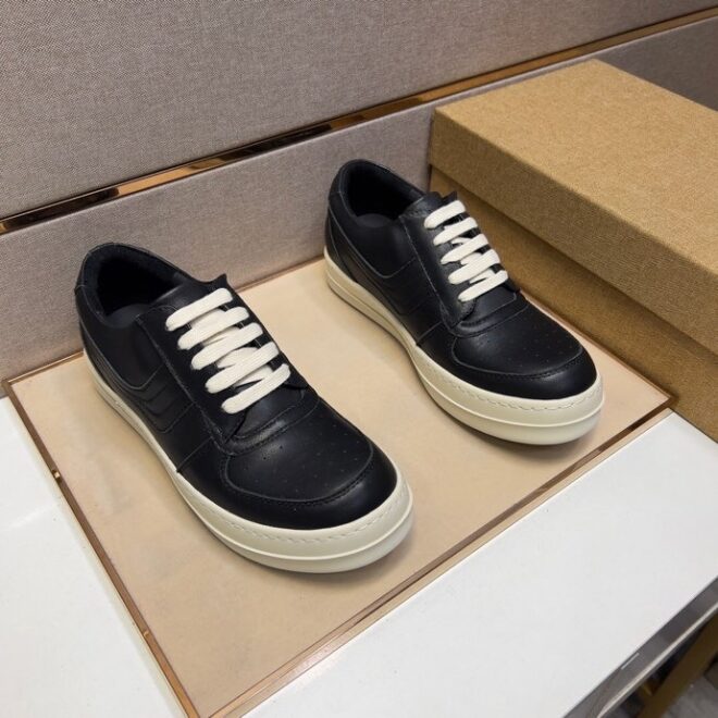 Rick Owens Low Sneakers Black - Image 4