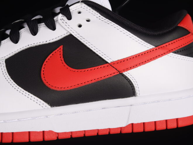 Nike Dunk Low Reverse Panda Red Swoosh - Image 10