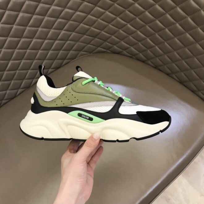 DIOR B22 Sneaker Green Beige Black - Image 5