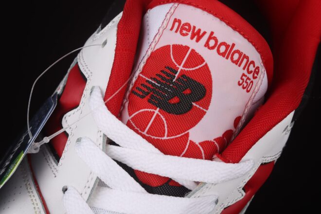 New Balance 550, White Red - Image 8