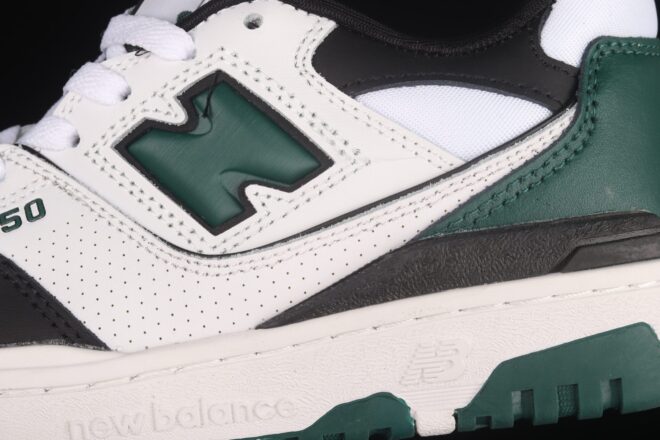 New Balance 550, White Green Black - Image 3