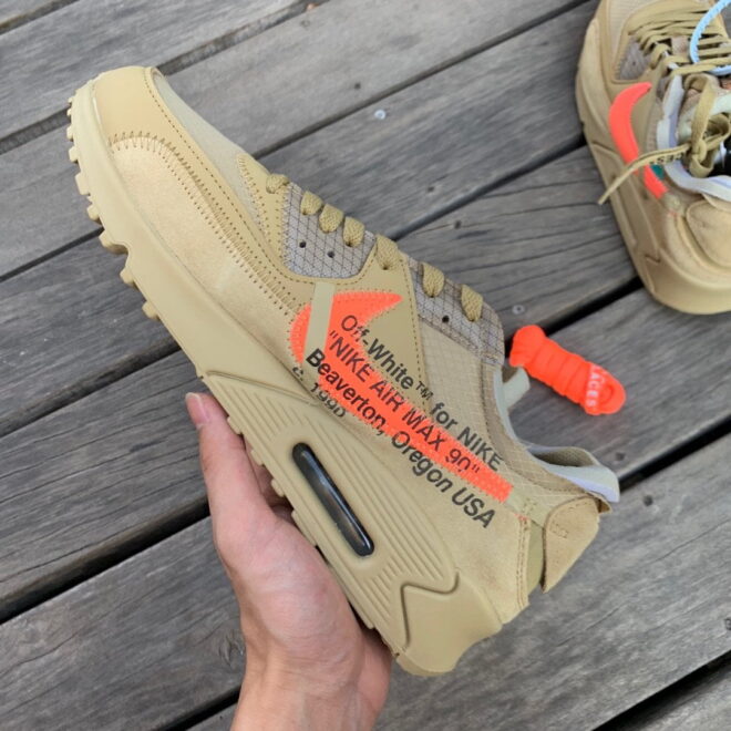 Nike Air Max 90 OFF-WHITE Desert Ore - Image 3