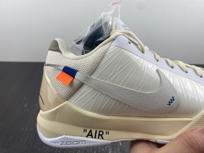 Off-White x Nike Kobe 5 Protro Custom White - Image 9