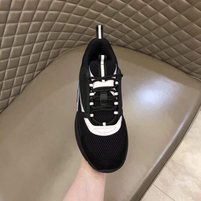 DIOR B22 Sneaker Black Silver - Image 5