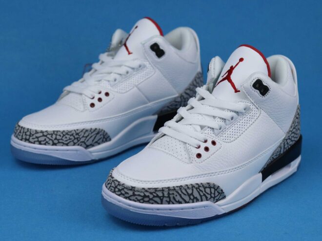 Air Jordan 3 Retro Free Throw Line White Cement - Image 3