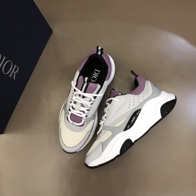 DIOR B22 Sneaker Cream Lavender - Image 5