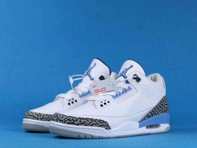 Air Jordan 3 Retro UNC 2020 - Image 4