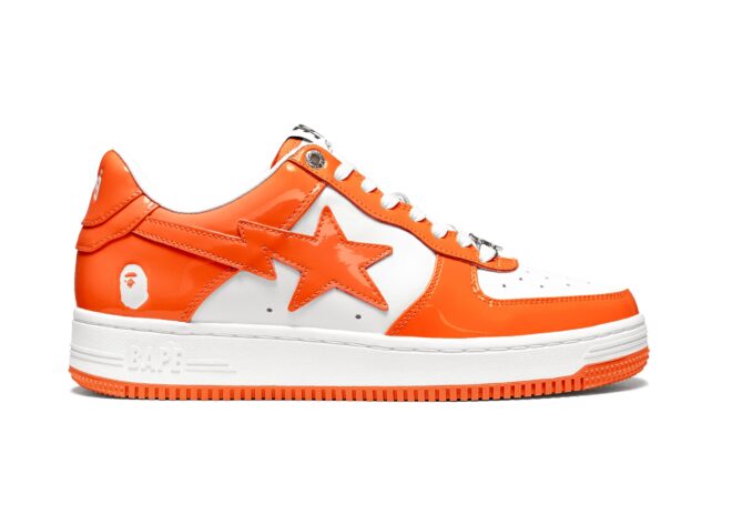 A Bathing Ape Bape STA Low Orange - Image 2