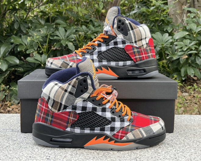 AIR JORDAN 5 RETRO  'PLAID' - Image 6