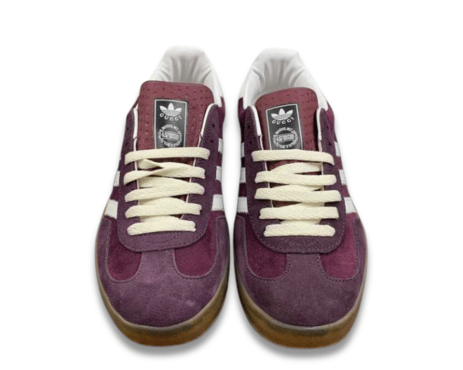 Adidas Gazelle Burgundy Velvet - Image 2