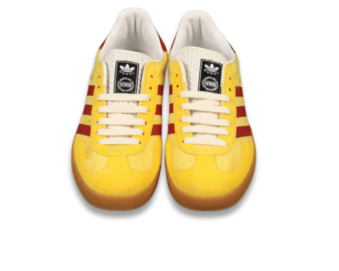 Adidas Gazelle Yellow Velvet - Image 4