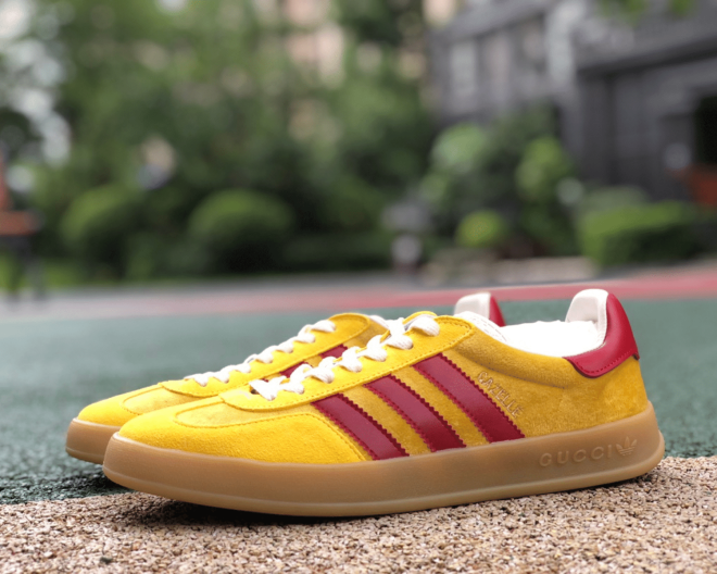 Adidas Gazelle Yellow Velvet - Image 5