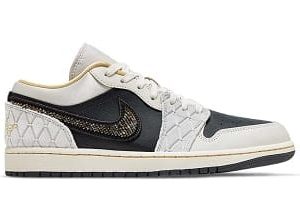 Step up your style with the Air Jordan 1 Low Beaded Swoosh