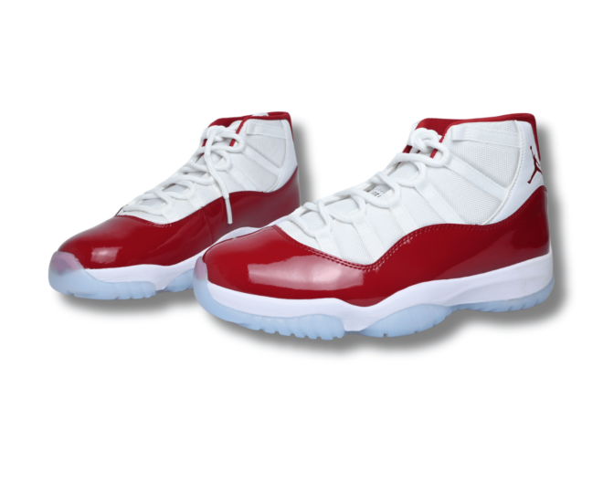 Air Jordan 11 Cherry-White-Varsity Red-Black - Image 4