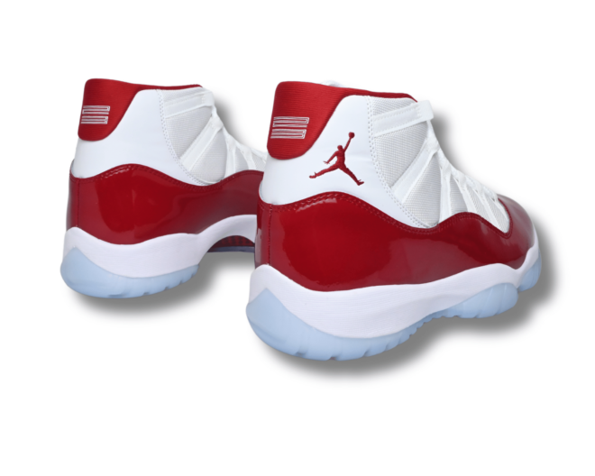 Air Jordan 11 Cherry-White-Varsity Red-Black - Image 2