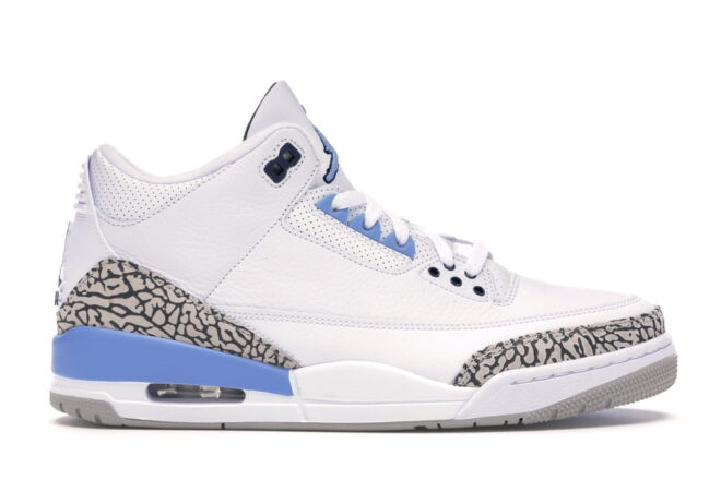 Air Jordan 3 Retro UNC 2020 - Image 2