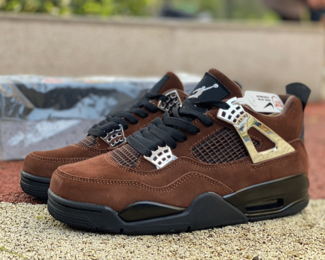 Air Jordan 4 Retro Sliver Brown - Image 7