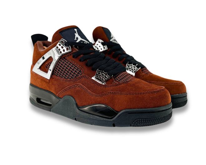 Air Jordan 4 Retro Sliver Brown - Image 5