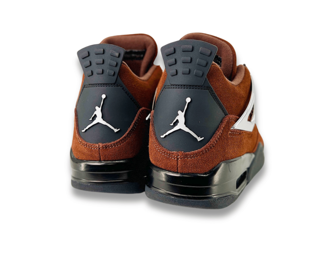 Air Jordan 4 Retro Sliver Brown - Image 4