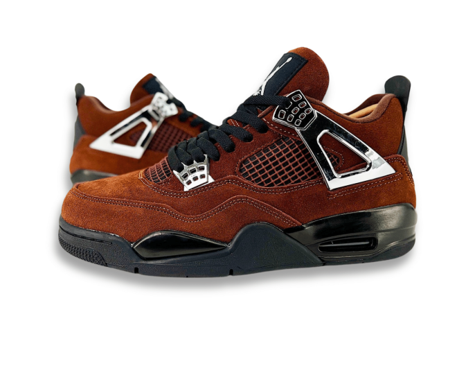 Air Jordan 4 Retro Sliver Brown - Image 3