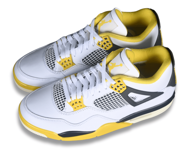 Women's Air Jordan 4 Vivid Sulfur - Image 5