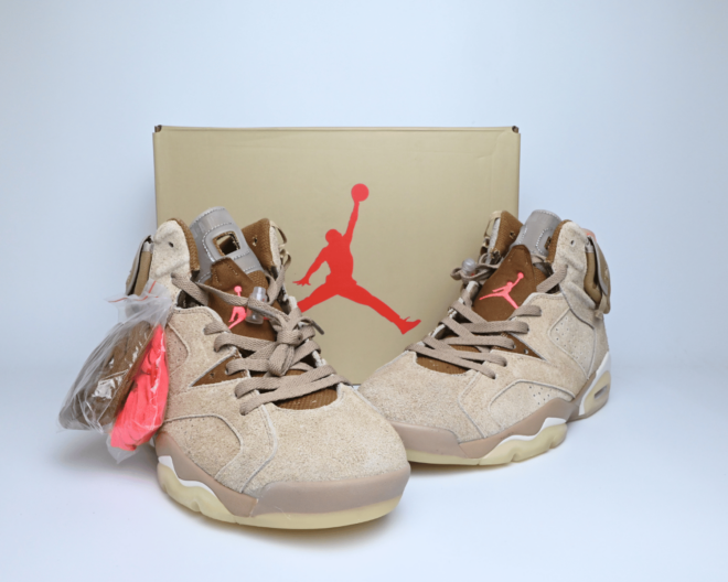 Air Jordan 6 Retro Travis Scott British Khaki - Image 6