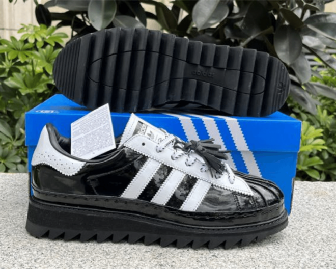 CLOT x adidas originals Superstar Core Black - Image 7