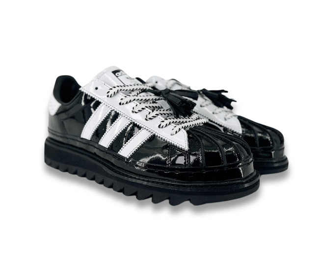 CLOT x adidas originals Superstar Core Black - Image 6